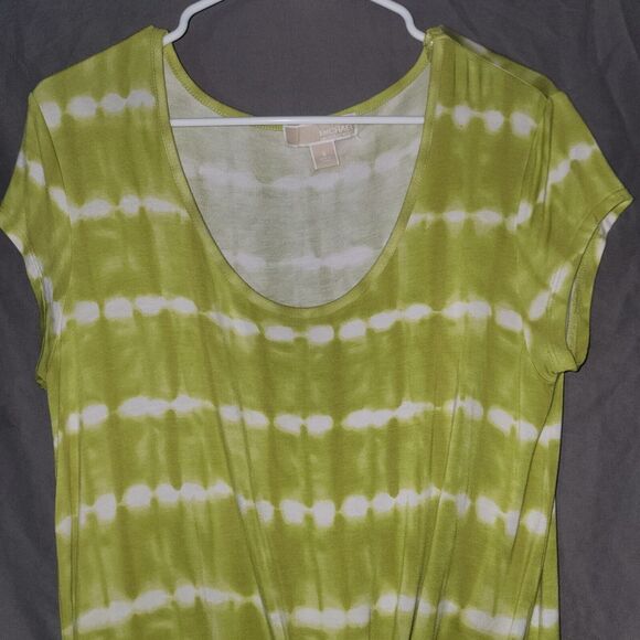 Michael Kors Lime Green Tunic Top Women's Size Small Soft Comfy Casual Chic - Picture 2 of 10